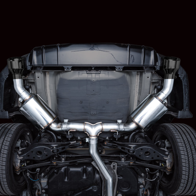 AWE Tuning 22+ Honda Civic Si/Acura Integra Touring Edition Catback Exhaust - Dual Diamond Black Tip - 3015-33331