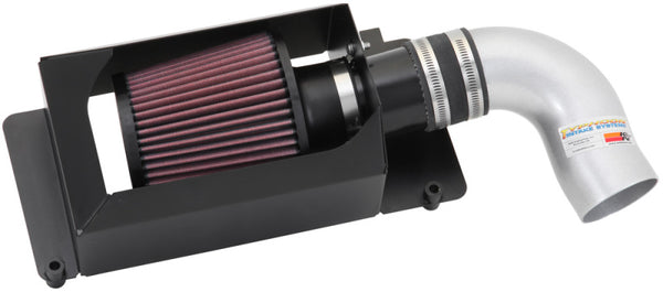 K&N 11-13 Mini Cooper S 1.6L Black Typhoon Performance Intake - 69-2023TS for 2011-2015 Mini Cooper - front view