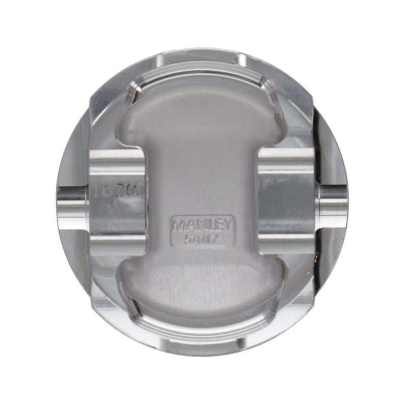 Manley 03-06 Evo 8/9 (7 Bolt 4G63T) 85.5mm +0.5mm Over Bore 8.5:1 Dish Pistons w/ Rings - 606005C-4