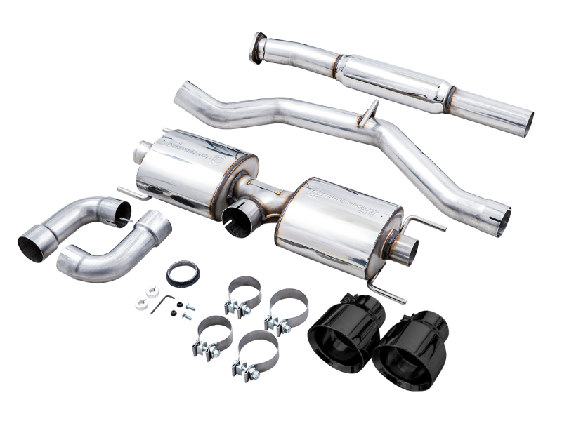 AWE Subaru BRZ/ Toyota GR86/ Toyota 86 Touring Edition Cat-Back Exhaust- Diamond Black Tips - 3015-33486