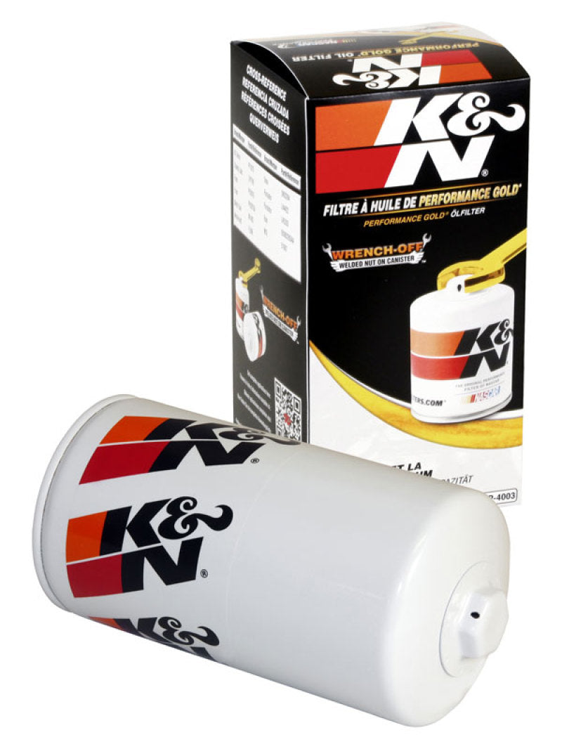 K&N Dodge Performance Gold Oil Filter - HP-4003 for 1994-2010 Dodge Ram 2500 - additional view