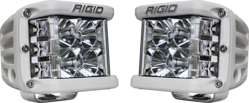 Rigid Industries D-SS - Flood - Set of 2 - White Housing - 862113 by Rigid Industries - front view