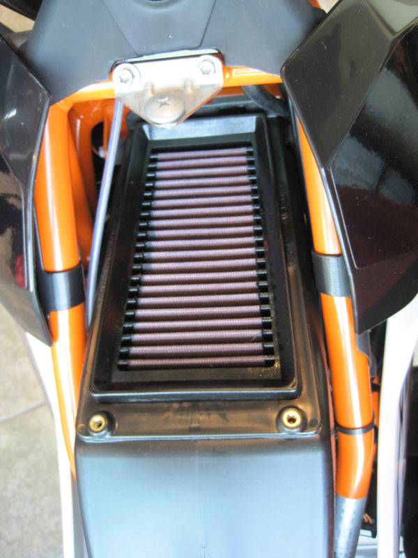 K&N 08-10 KTM 690  Replacement Panel Air Filter - KT-6908 for 2009-2022 KTM 690 Enduro R - front view