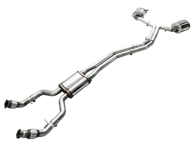 AWE Audi 2019-2023 C8 A6/A7 3.0T Touring Edition Cat-back Exhaust- Turn Downs - 3015-31003