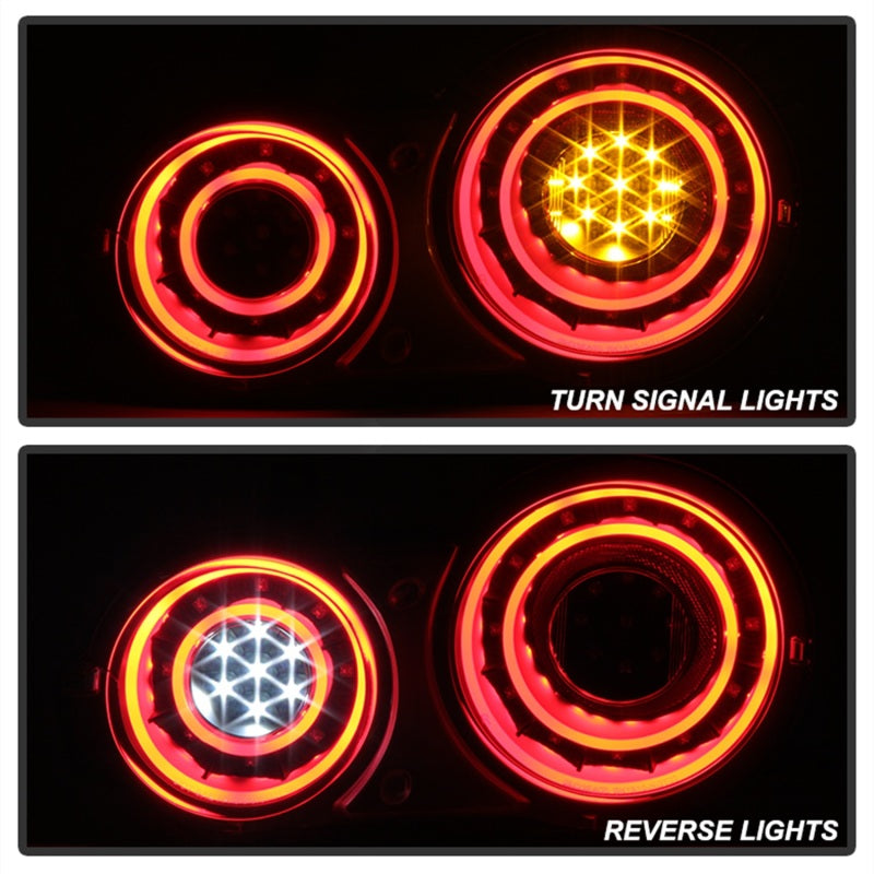 Spyder 09-15 Nissan GTR LED Tail Lights Black ALT-YD-NGTR09-LED-BK - 5083265