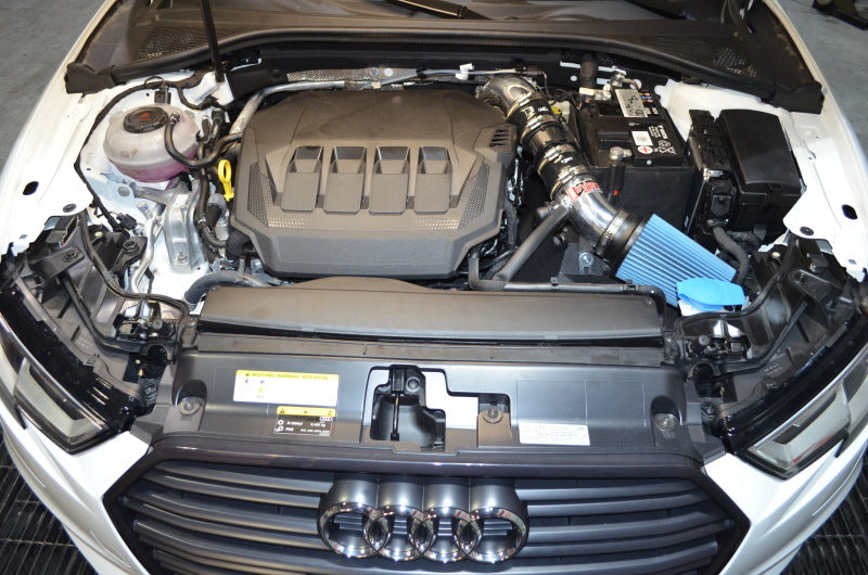 Injen 17-20 Audi A3 L4 2.0T (FWD &amp; MAF Vehicles Only) Wrinkle Black SP Short Ram Intake - SP3089WB