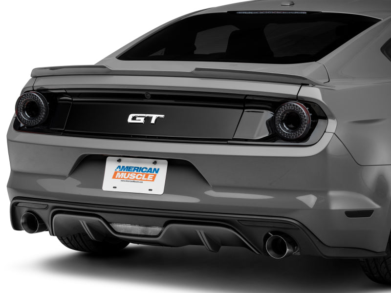 Raxiom 15-22 Ford Mustang Halo LED Tail Lights - Gloss Black Housing (Smoked Lens) - 393827