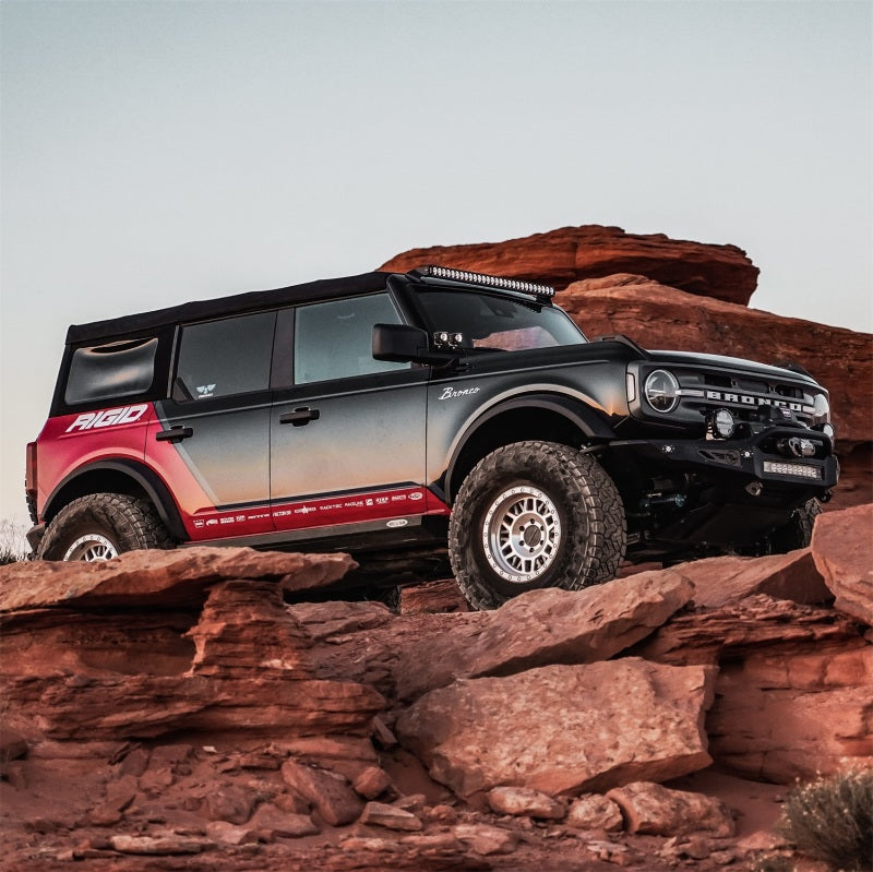 Rigid Industries Revolve 40in Bar w/Amber Trim Ring - 441613