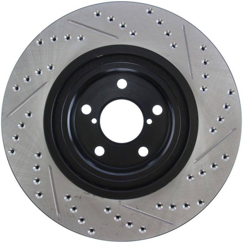 StopTech Slotted &amp; Drilled Sport Brake Rotor - 127.47021R