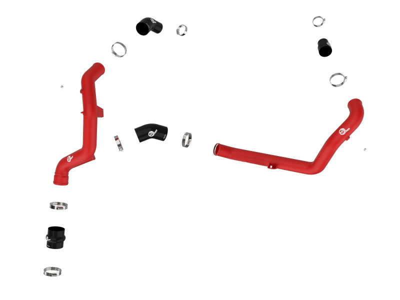 aFe BladeRunner 2 1/4in Intercooler Hot Side Charge Pipe 22-23 Ford Explorer V6-3.0L (tt) - Red - 46-20678-R