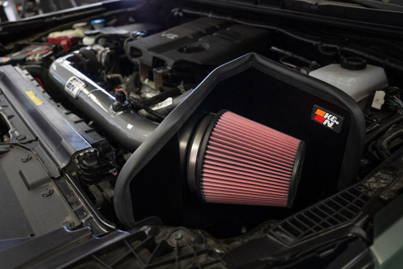 K&N 2022 Nissan Frontier V6 3.8LPerformance Air Intake System - 77-6018KC
