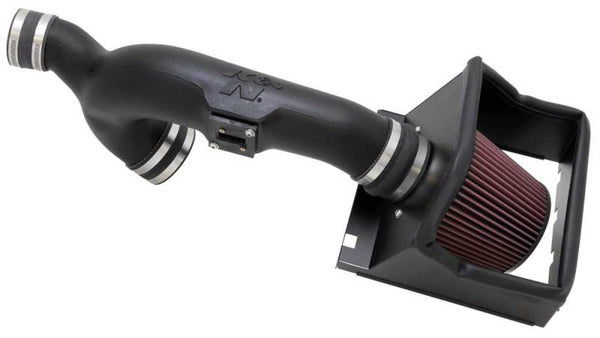 K&N 11-14 Ford F-150 3.5L V6 Performance Intake Kit - 57-2583 for 2011-2014 Ford F 150 - front view