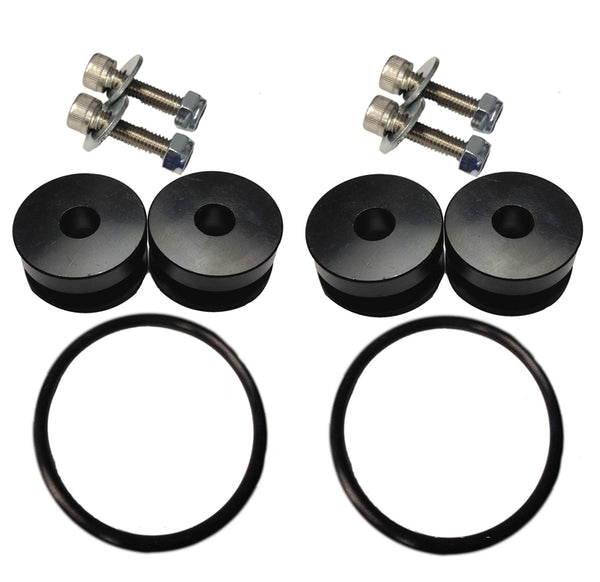 Torque Solution Billet Bumper Quick Release Kit (Black): Universal - TS-UNI-026B by Torque Solution