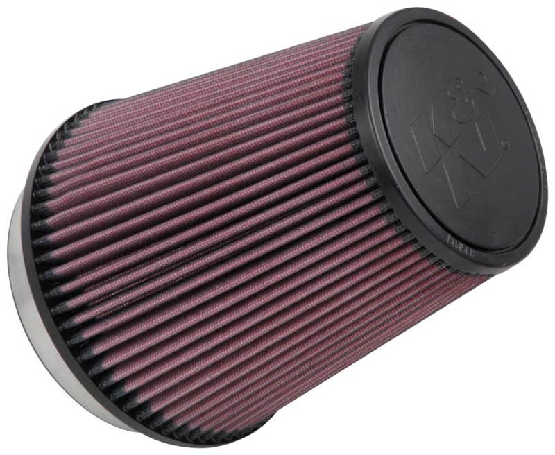 K&N Filter Universal Rubber Filter 5 inch Flange 6 1/2 inch Base 4 3/8 inch Top 7 inch Height - RU-2800