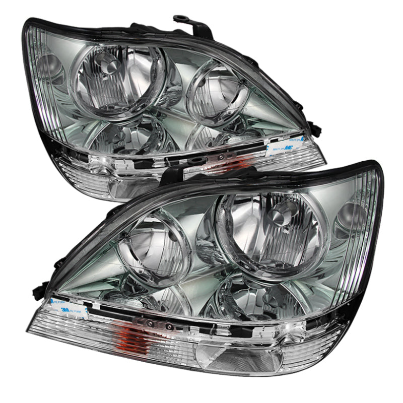 Xtune Lexus Rx300 99-03 Halogen Only (Bulbs Not Included) OEM Style Headlights Chrome PRO-JH-LRX99-C - 9028250