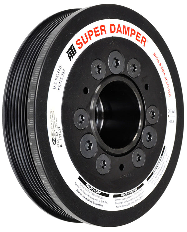 ATI Damper - 6.78in - AL - 6 Grv - 10 Per UD - LS1/2/3/6/L76 - 97-13 28T 8mm HTD Drive Rear - 3 Rng - ATI917289 by ATI