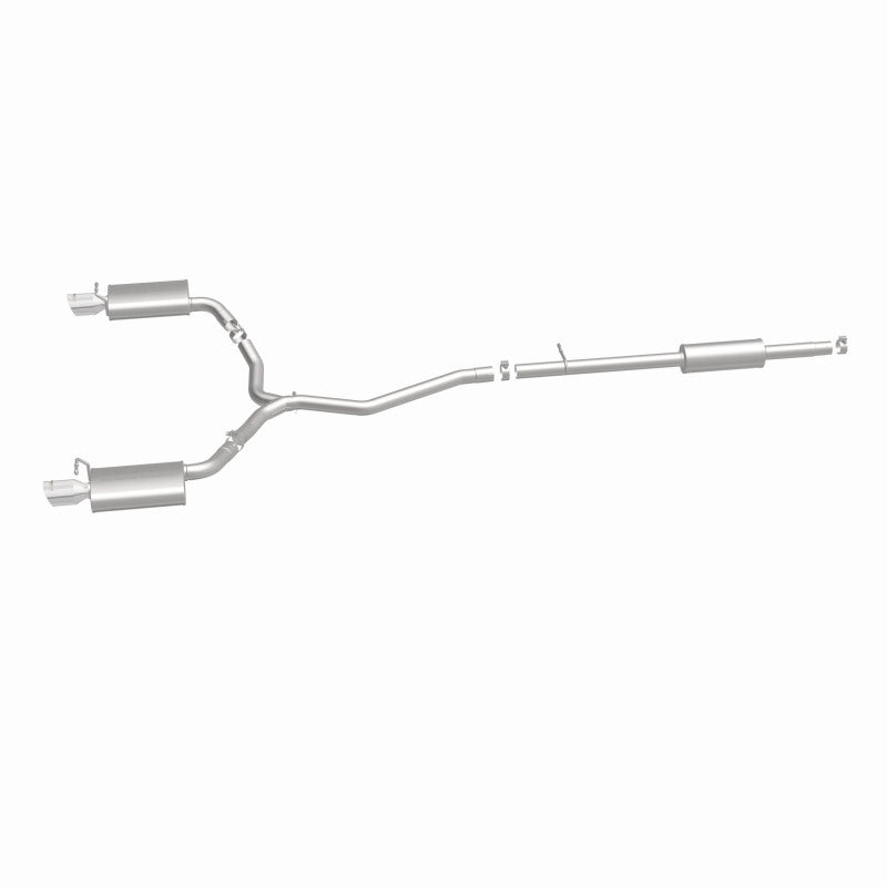 MagnaFlow 11-13 Ford Explorer V6 3.5L SS Catback Exhaust Dual Split Rear Exit w/ 3.5in SS Tips - 15467
