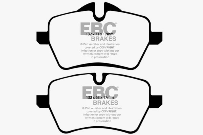 EBC 07-14 Mini Hardtop 1.6 Turbo Cooper S Redstuff Front Brake Pads - DP31789C