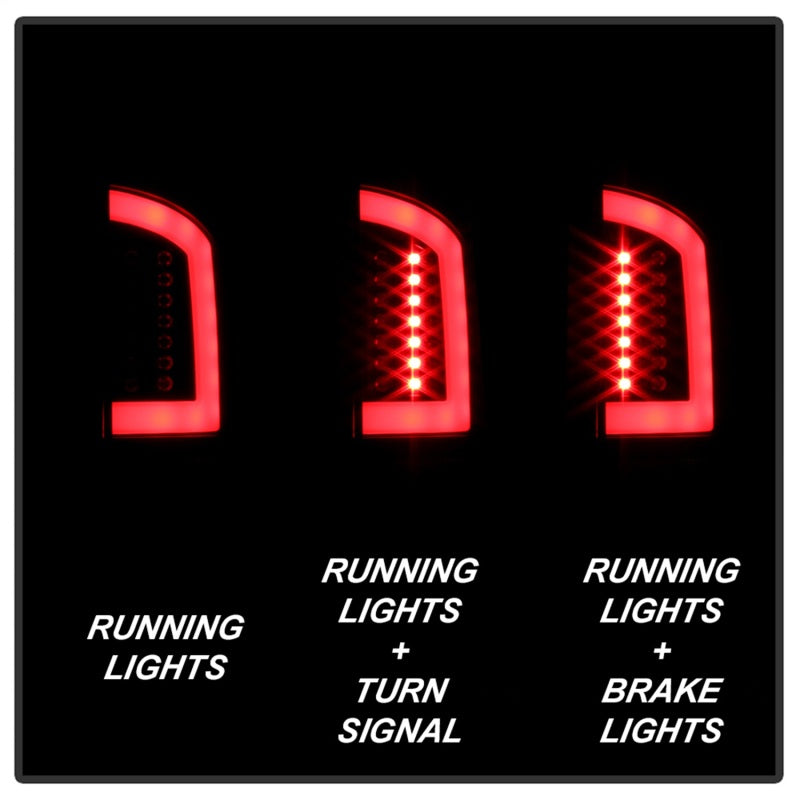 Spyder 03-06 Dodge Ram 2500/3500 V3 Light Bar LED Tail Light - Black (ALT-YD-DRAM02V3-LBLED-BK) - 5084118