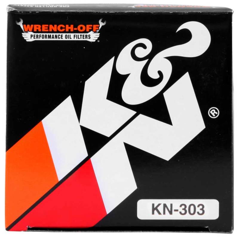 K&N Honda / Kawasaki / Yamaha / Polaris / Victory 2.688in OD x 3.344in H Oil Filter - KN-303