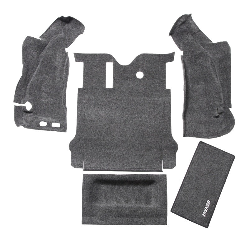 BedRug 07-10 Jeep JK 2Dr Rear 5pc Cargo Kit (Incl Tailgate &amp; Tub Liner) - BRJK07R2
