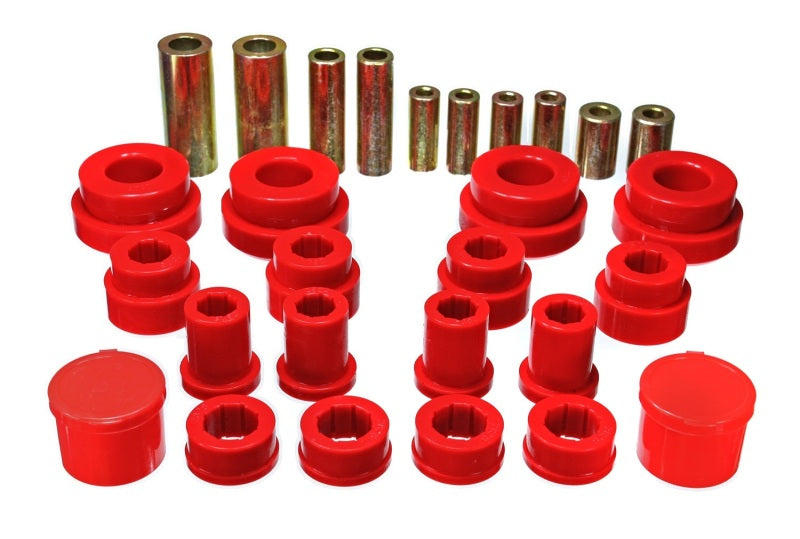 Energy Suspension 02-09 350Z / 03-07 Infiniti G35 Red Front Control Arm Bushing Set - 7.3121R for 2003-2007 INFINITI G - fron