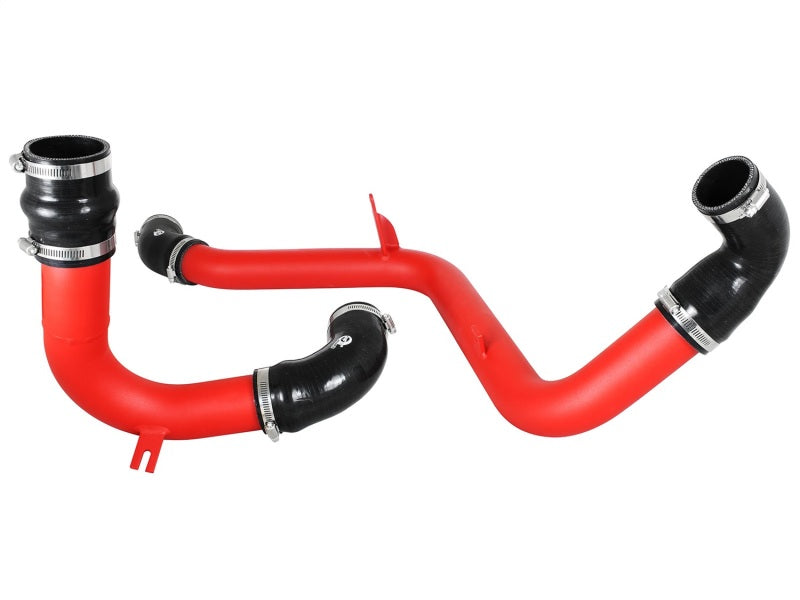 aFe BladeRunner 2.5in Red Intercooler Tubes Hot and Cold Side 12-16 Ford Focus ST 2.0L (t) - 46-20184-R