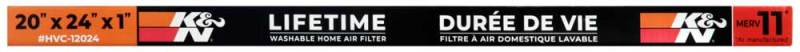 K&N HVAC Filter - 20 x 24 x 1 - HVC-12024