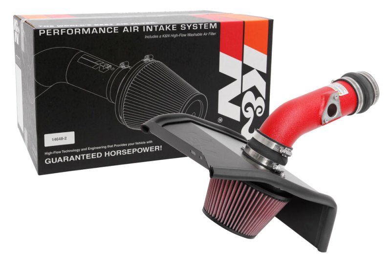 K&amp;N 2018 Subaru WRX STI H4-2.5L F/I Typhoon Performance Intake - 69-8009TWR