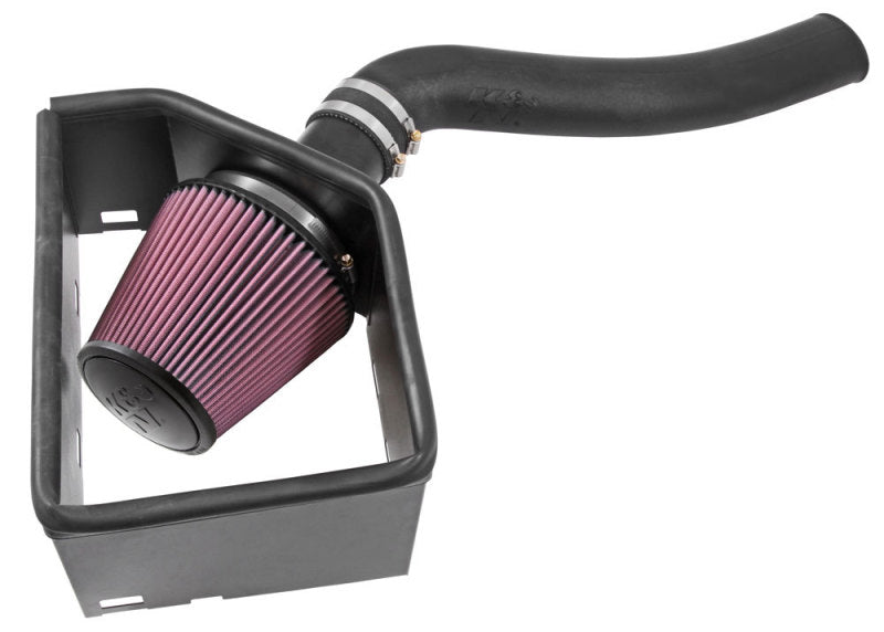 K&N 15-16 Dodge Ram 1500 V6-3.0L DSL Performance Intake Kit - 57-1571 for 2019 Ram 1500 Classic - front view