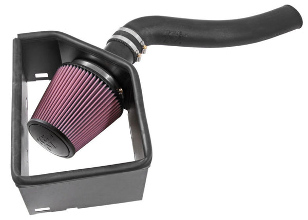 K&N 15-16 Dodge Ram 1500 V6-3.0L DSL Performance Intake Kit - 57-1571 for 2019 Ram 1500 Classic - front view