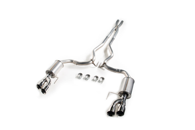 Roush 2018-2024 Ford Mustang 5.0L V8 Cat-Back Exhaust Kit (Fastback Only) - 422093