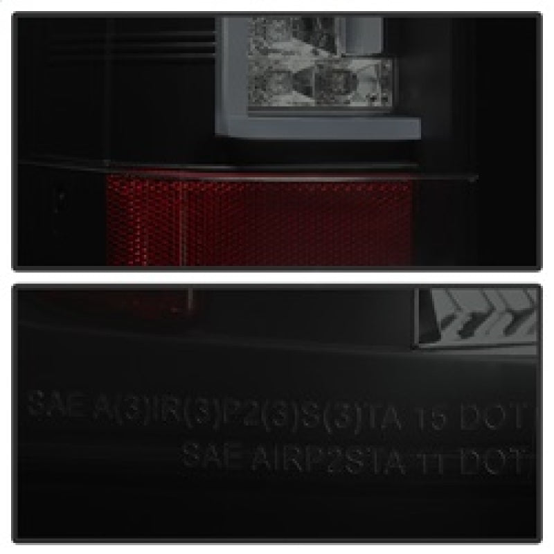 Spyder 07-13 Chevy Silverado (Exc 2010 Model) Verison 2 LED Tail Lights ALT-YD-CS07V2-LED-BSM - 5082626