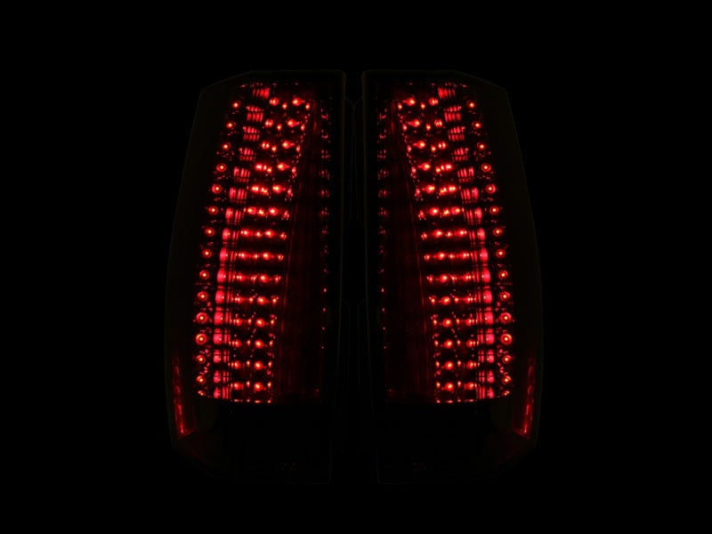 ANZO 2007-2011 Cadillac Escalade LED Taillights Chrome - 321287