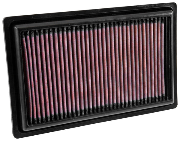 K&N Replacement Panel Air Filter 2015 Mercedes Benz C250 2.0L L4 - 33-3034 for 2016-2020 Mercedes Benz GLC - front view