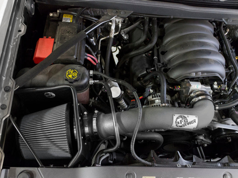 aFe Magnum FORCE Pro DRY S Stage-2 Intake 14-17 GM Silverado/Sierra 1500 5.3L/6.2L w/ Electric Fan - 51-12332-GR