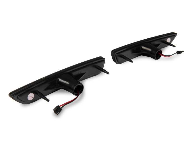 Raxiom 10-14 Ford Mustang Axial Series LED Side Marker Lights (Smoked) - 412496