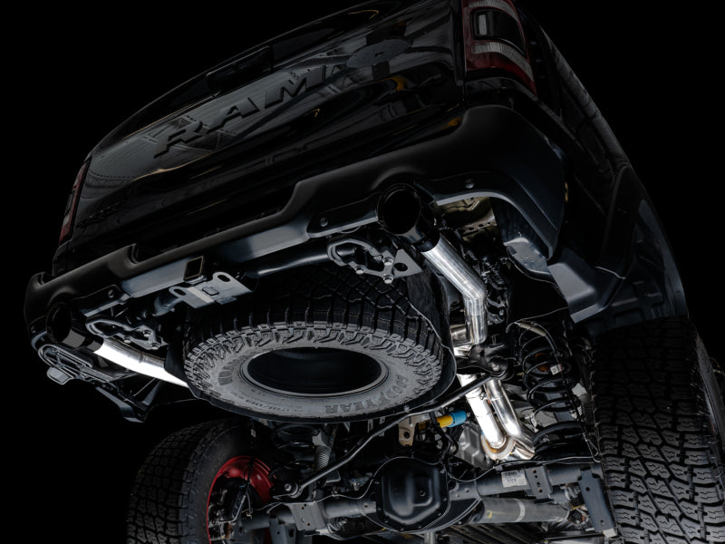 AWE Tuning 2021 RAM 1500 TRX 0FG Cat-Back Exhaust - Diamond Black Tips - 3015-33005
