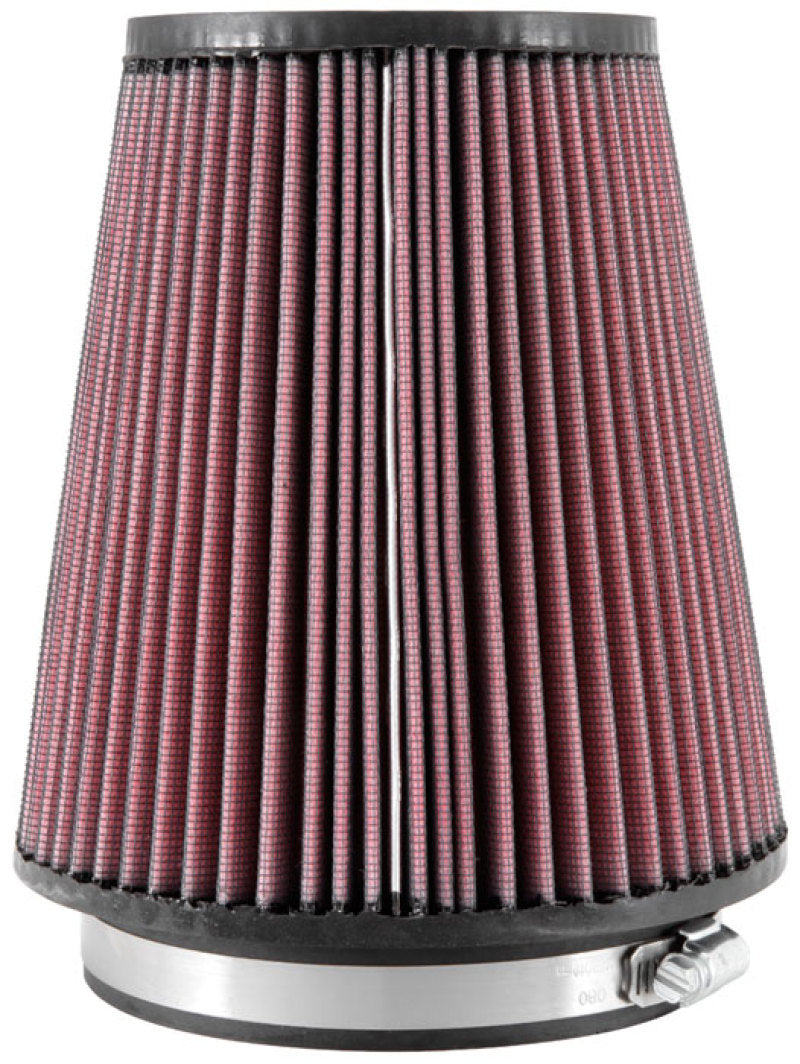 K&N Filter Universal Rubber Filter 5 inch Flange 6 1/2 inch Base 4 3/8 inch Top 7 inch Height - RU-2800