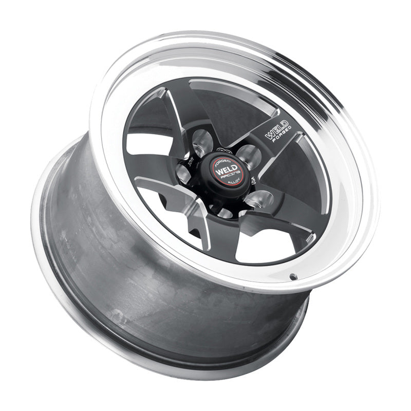 Weld S71 15x10 / 5x4.5 BP / 7.5in. BS Black Wheel (Medium Pad) - Non-Beadlock - 71MB-510A75A