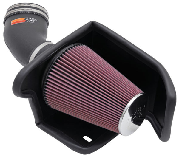 K&N 01-04 Ford Lightning / F150 H/D Performance Intake Kit - 57-2549 for 2001-2004 Ford F 150 - front view