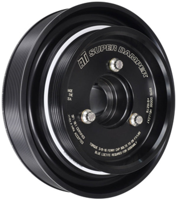 ATI Damper - 8.184in - Alum - 6/10 Grv - 2015+ Dodge Hellcat - 6.2L - OEM Drive Sizes - 3 Ring - ATI918483 by ATI