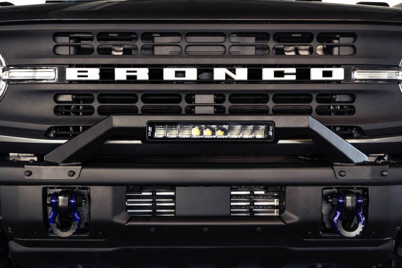 DV8 Offroad 21-22 Ford Bronco Factory Modular Front Bumper Bull Bar - LBBR-04
