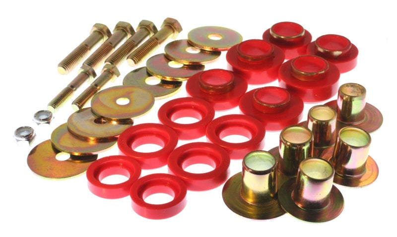 Energy Suspension 67-81 Camaro / 68-74 Nova/Chevy II / 67-75 Firebird/Trans AM Red Body(subframe) Mo - 3.4142R for 1967-1981 