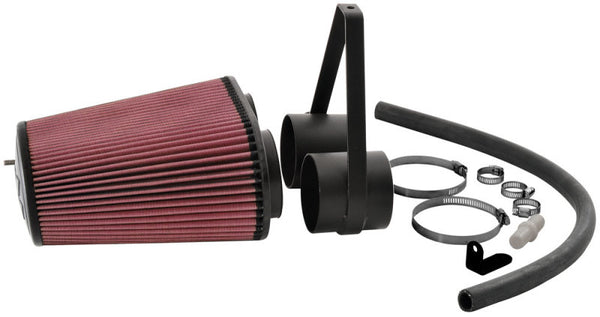 K&N Ford Bronco P/U Aircharger Performance Intake - 63-1014 for 1996-2026 Ford Bronco - front view