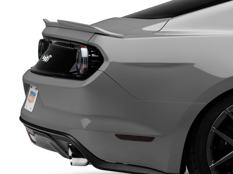Raxiom 15-22 Ford Mustang Halo LED Tail Lights - Gloss Black Housing (Smoked Lens) - 393827