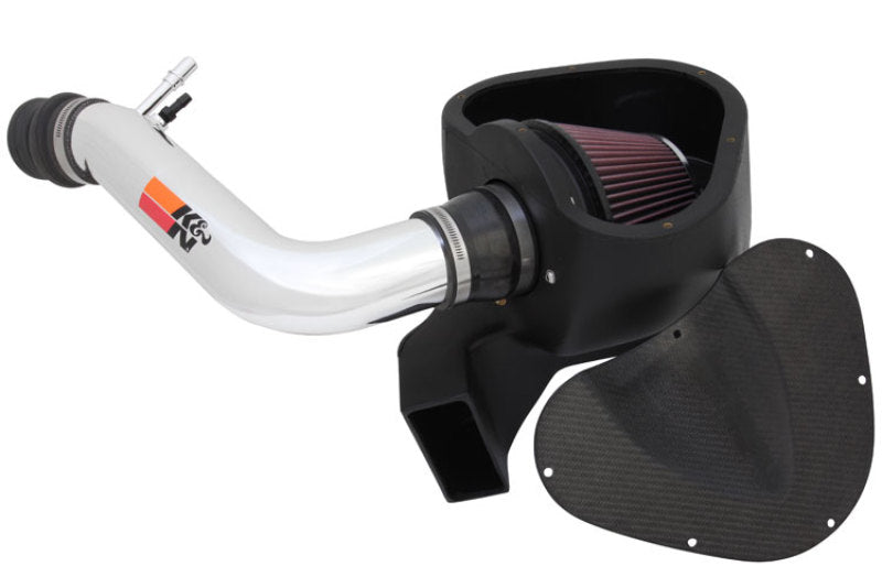 K&amp;N 11-12 Ford Mustang 3.7L V6 Typhoon Cold Air Intake - 69-3529TP