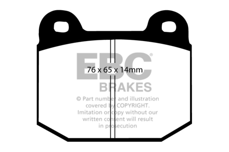 EBC 03-04 Infiniti G35 3.5 (Manual) (Brembo) Ultimax2 Rear Brake Pads - UD961