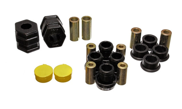 Energy Suspension 99-00 Honda Civic Si Black Front Control Arm Bushing Set - 16.3115G for 1999-2000 Honda Civic Si - front vi