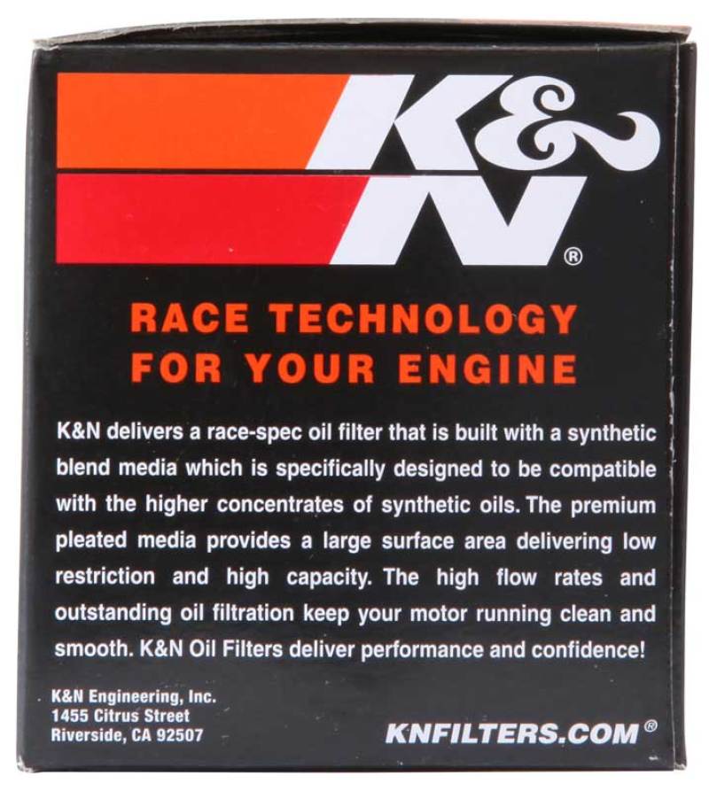 K&amp;N Suzuki / Arctic Cat / Cagiva / Kawasaki / Kymco / Aprilia 2.813in OD x 3.221in H Oil Filter - KN-138C